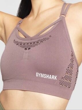 Gymshark Women's Brown Sports Bra M